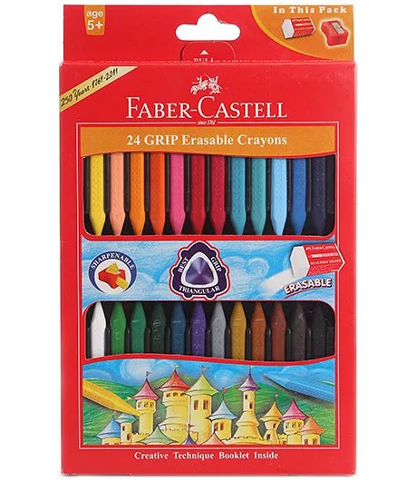 Grip Erasable Crayons | 24 | Faber Castell