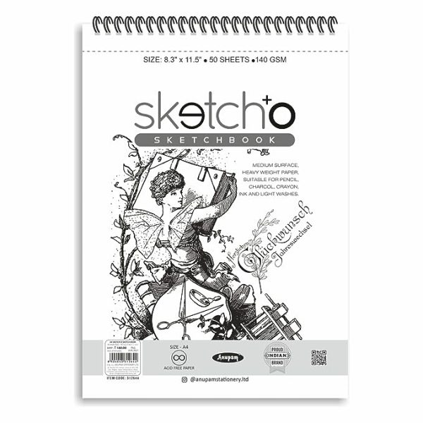 Sketchpad | A4 – 50SH-140GSM | Anupam