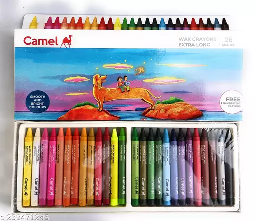 Wax Crayons | Jumbo | 26 | Camel